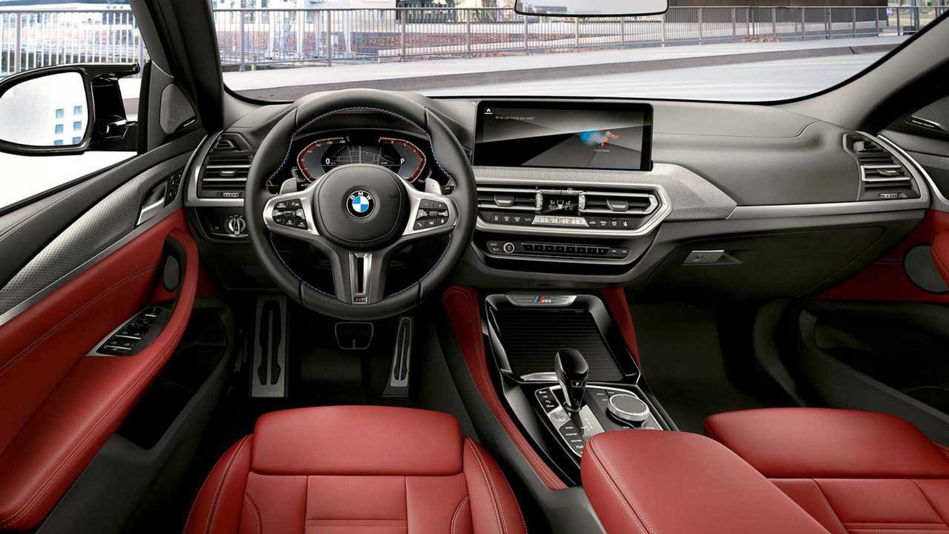 Nội thất khoảng lái BMW X4